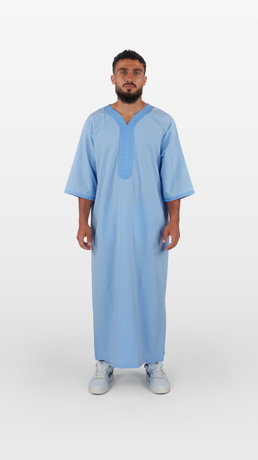 Essential Jalabiya - Nordic Blue